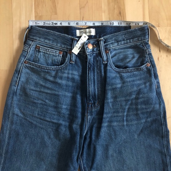 MADEWELL The Tall Momjean in Downey Wash jeans - Picture 4 of 9